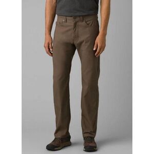 PrAna Brion Pants Mens 40WX 32L‎ Khaki Beige Slim Fit Outdoor Hiking